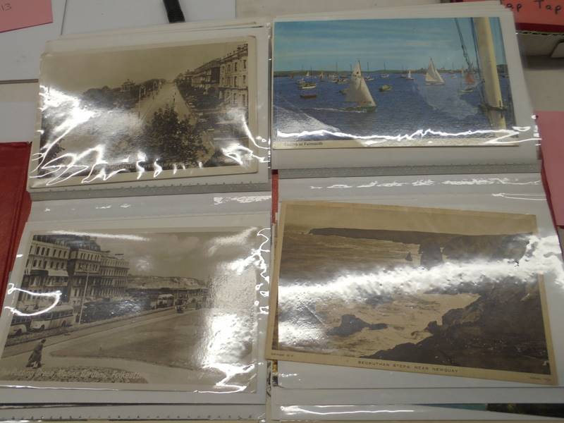 Two albums of approximately 350 mainly topographical postcards. - Image 16 of 17