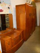 A three piece 1960's bedroom suite, COLLECT ONLY.