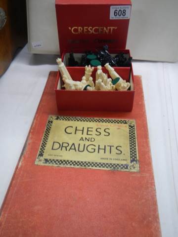 A chess set complete with board. - Image 5 of 5