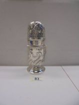 A silver sugar sifter, London 1903, 8.9 ozs. Josiah Williams & Co (George Maudsley Jackson & Davies)