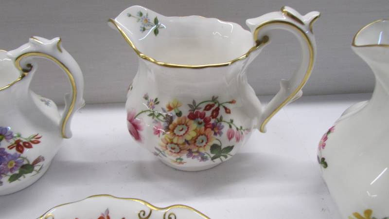 Four Royal Albert 'Posies' graduated jugs and a pin dish. - Image 3 of 4