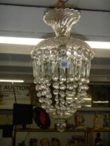 A good quality 'Basket' chandelier, COLLECT ONLY.