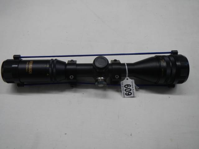 A Weihrauch HW3940 matt finish rifle scope.