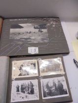 Two German WW2 related photograph albums including Luftwaffe Anti Aircraft unit and RAD