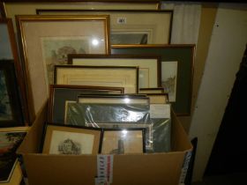 Fifteen good framed engravings, COLLECT ONLY,