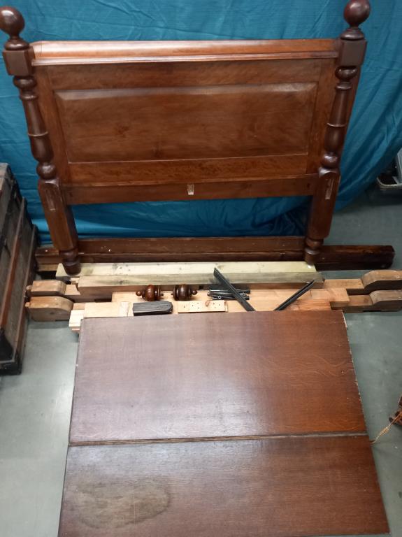 A Victorian mahogany half tester bed - Image 6 of 8
