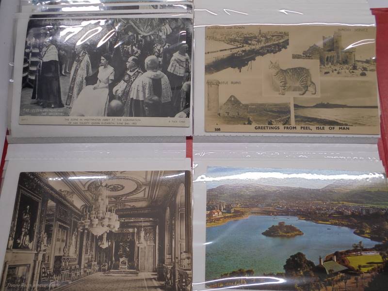 Two albums of approximately 350 mainly topographical postcards. - Image 14 of 17