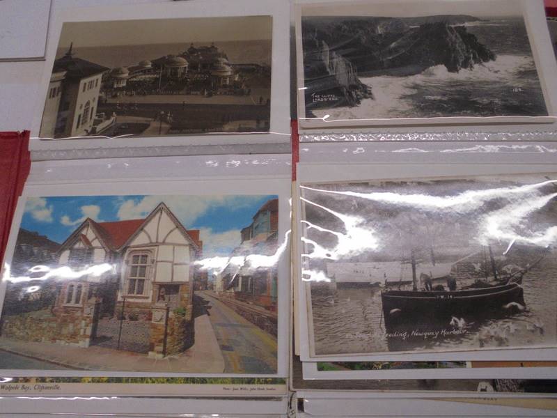 Two albums of approximately 350 mainly topographical postcards. - Image 15 of 17