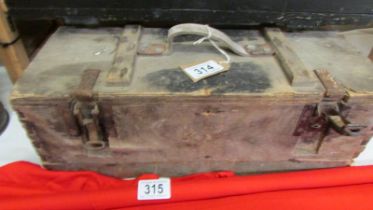 A WW2 German ammo case.