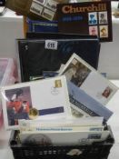 A good collection of GB stamps including mint GB albums, stock books, coin covers, penny black etc.,