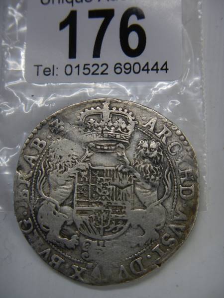 A Spanish Netherlands Philip III coin, 1634. - Image 2 of 2