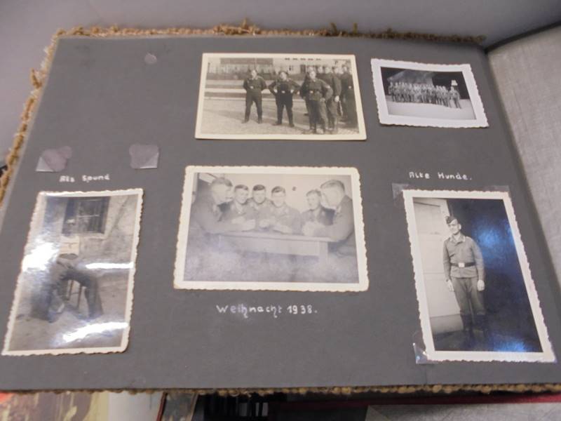 Two German WW2 related photograph albums including Luftwaffe Anti Aircraft unit and RAD - Image 3 of 13