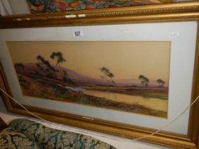 A gilt framed and glazed rural watercolour signed Donald Graham, COLLECT ONLY.