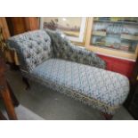 A good 20th century chaise longue, COLLECT ONLY.