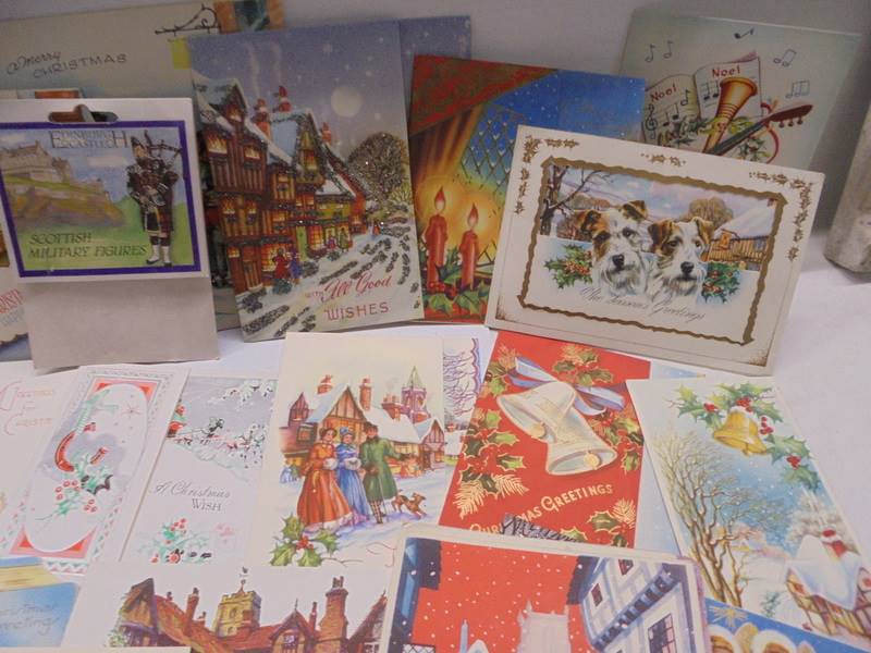 A quantity of vintage greeting cards including Christmas and 21st Birthday. - Image 4 of 8