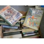 A quantity of children's books including Robin Hood.