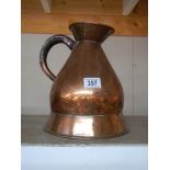 An early 20th century copper jug.