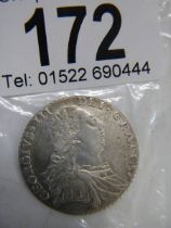 A George III silver shilling, 1797.