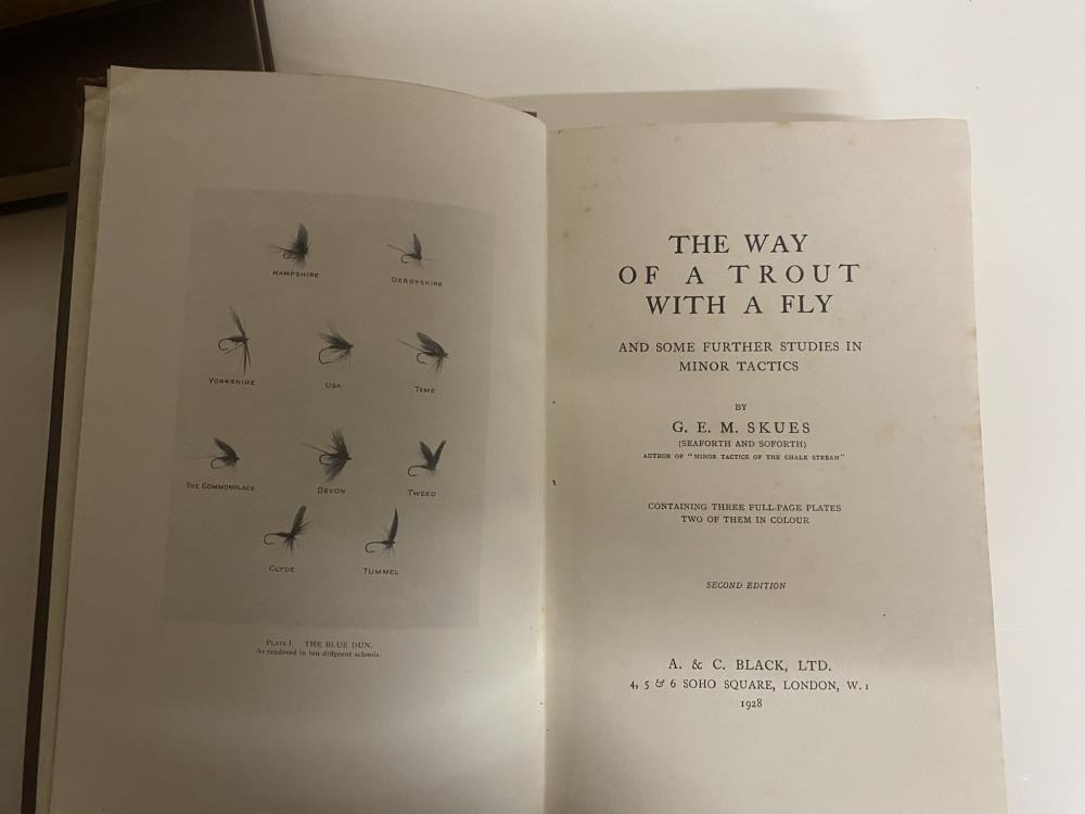 Early Trout books including Skues, G.E.M. The Way of the Trout 1928 and 1935 editions and West, - Image 4 of 4