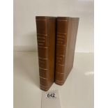 Bewick, Thomas A History of British Birds 2 Volumes 1832 - finely bound in leather