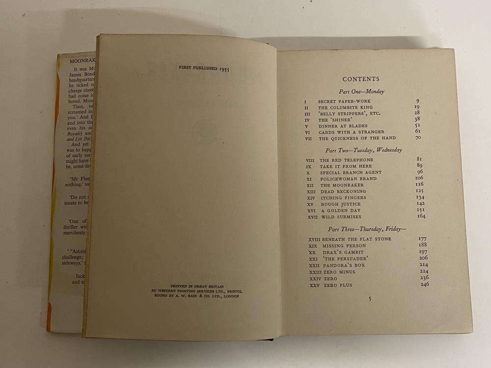 Fleming, Moonraker 1955, 1st Edition with dustjacket - Bild 6 aus 13