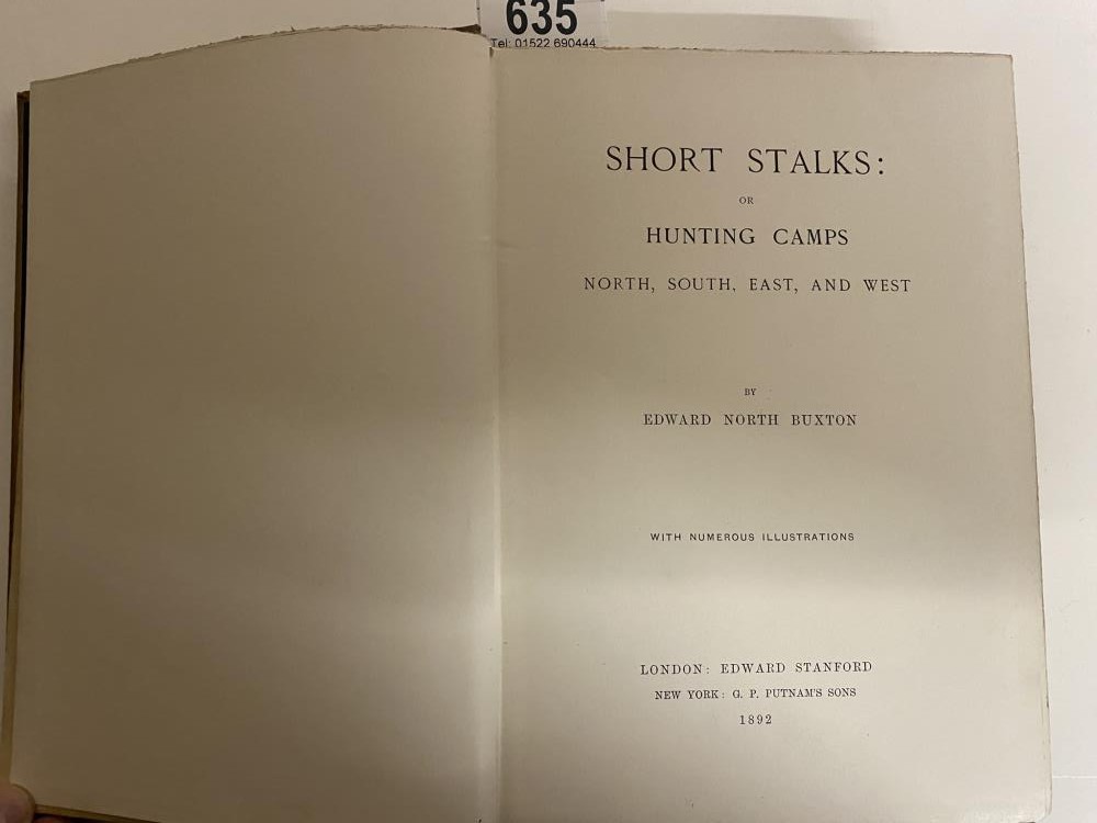 Short Stalks or Hunting Camps by Edward North Buxton - Image 2 of 4