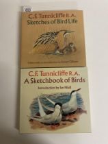 Tunicliffe Sketches of Bird life with dj 1981 and A Sketchbook of Birds with dj 1979