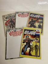 4 Hasbro and IDW G I Joe comics including Variant covers