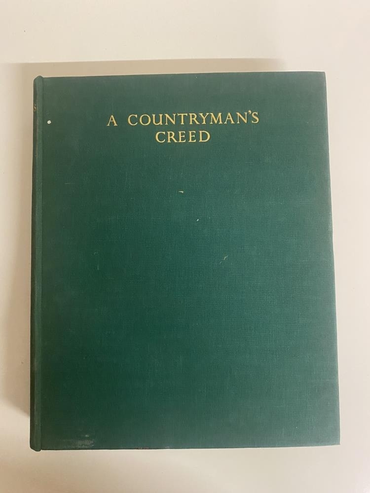 Keith, E.C A Countryman's Creed with illustrations by the late Archibald Thorburn 1938 Limited - Image 2 of 4