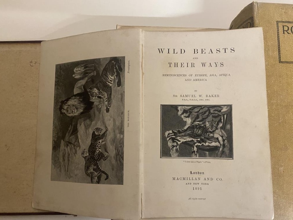 2 classic hunting related books Rowland Ward's Record of Big Games Seventh Edition 1914 and Wild - Image 5 of 5