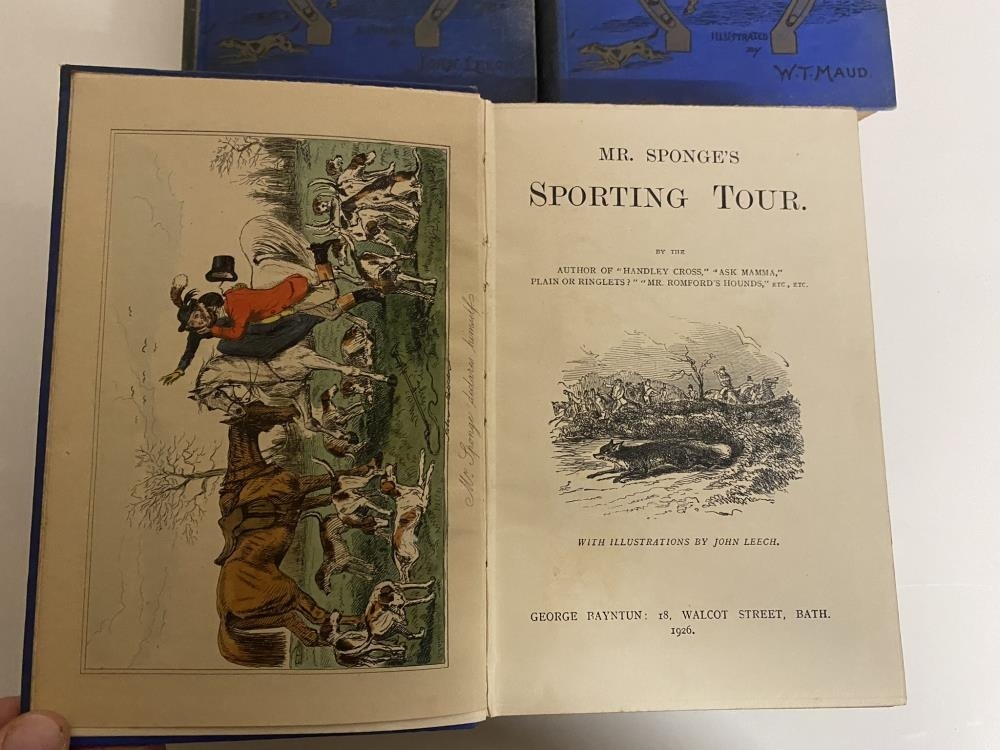 4 The Jorrocks Edition books including Mr Sponge's Sporting Tour 1891 - Image 3 of 6
