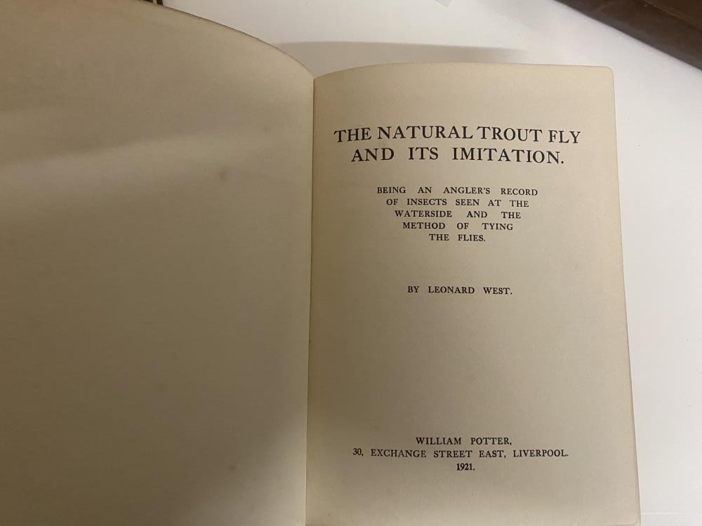 Early Trout books including Skues, G.E.M. The Way of the Trout 1928 and 1935 editions and West, - Image 3 of 4