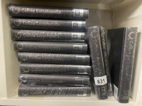 A sealed set of Collins Encyclopeadia The definitive reference library in 10 volumes oplus index