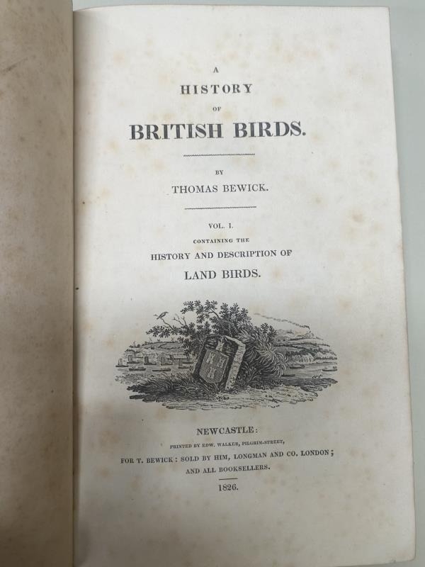 Bewick, Thomas A History of British Birds 2 Volumes in slipcase 1826 - Image 4 of 5