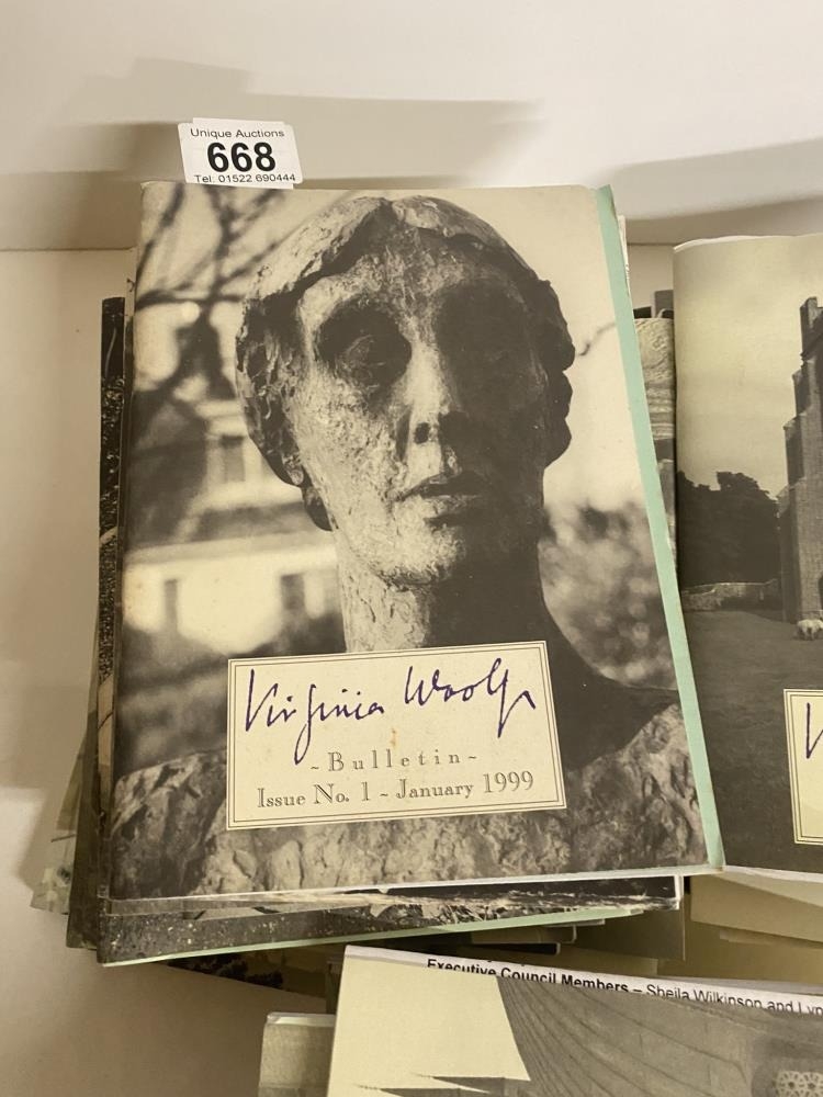 A good collection of the Virginia Woolf Bulletin Issues 1-44 with some supplements - Image 2 of 3