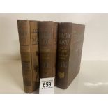 The Badminton Library of Shooting 1886 and 1893 editions and The Badminton Library of Hunting 1906