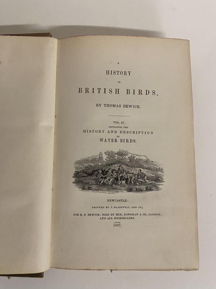 Bewick, Thomas A History of British Birds 2 Volumes 1847 - Image 4 of 4