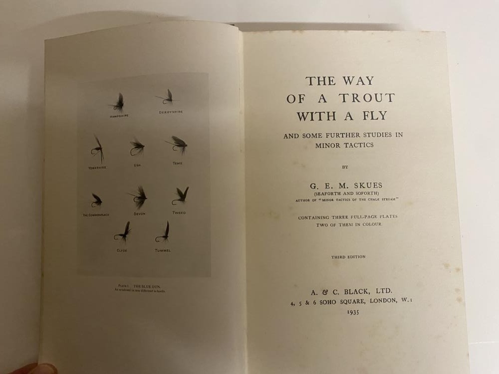 Early Trout books including Skues, G.E.M. The Way of the Trout 1928 and 1935 editions and West, - Image 2 of 4