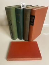5 Hunting and Africa related books including Carl Akeley's Africa 1929, Lion by Martin Johnson