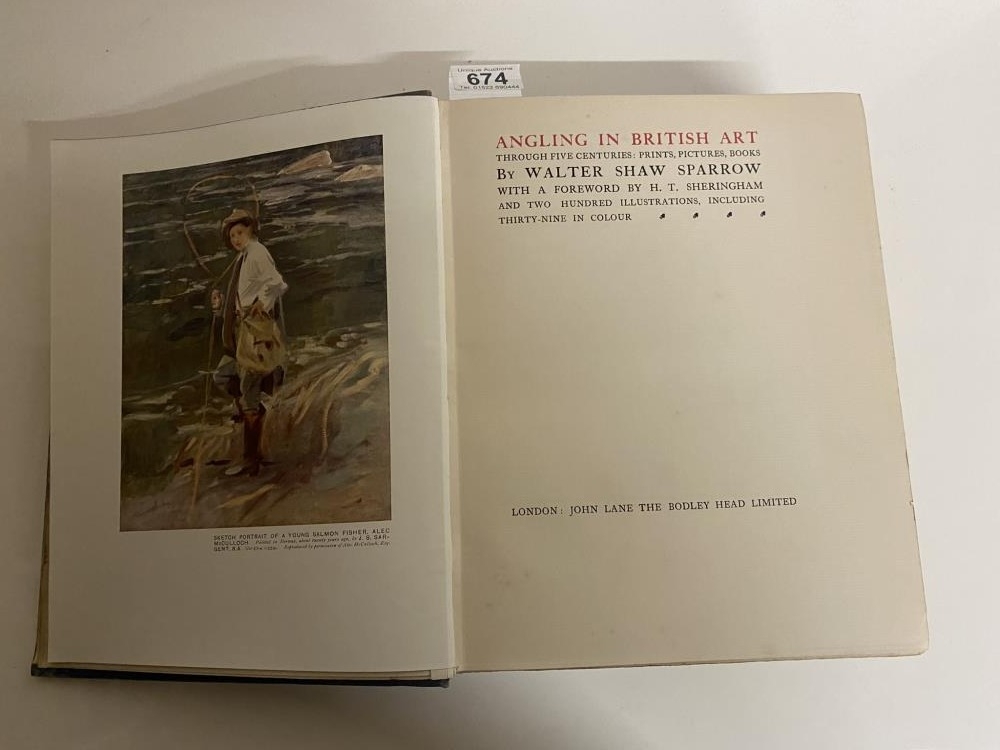 Shaw Sparrow, W Angling in British Art 1923 - Image 2 of 4