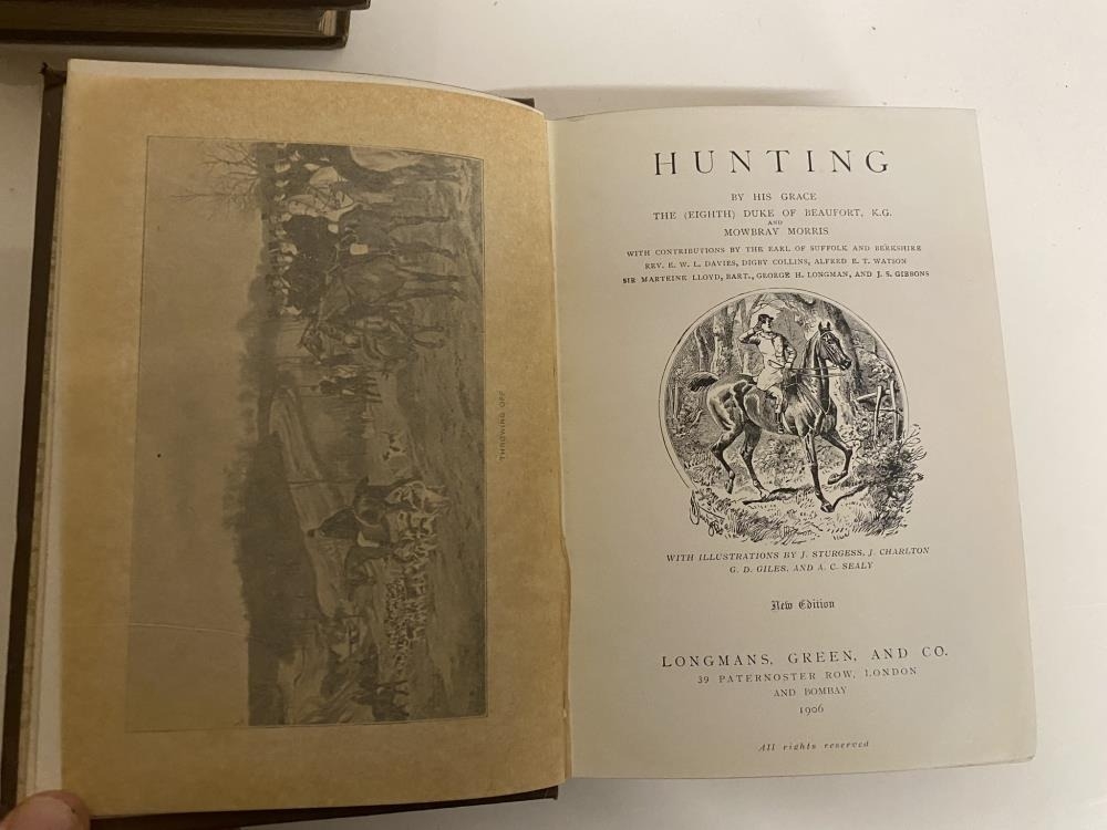 The Badminton Library of Shooting 1886 and 1893 editions and The Badminton Library of Hunting 1906 - Image 5 of 5