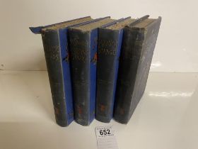 4 The Jorrocks Edition books including Mr Sponge's Sporting Tour 1891