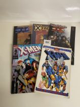 5 Marvel X-Men Graphic Novels including The Uncanny X-Men 1st, Unlimited X-Men Vols 3 and 5, X-