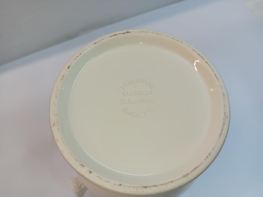 A Leedsware classical creamware puzzle jug. Height 20cm - Bild 5 aus 5