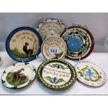 7 Torquay ware small plates/dishes