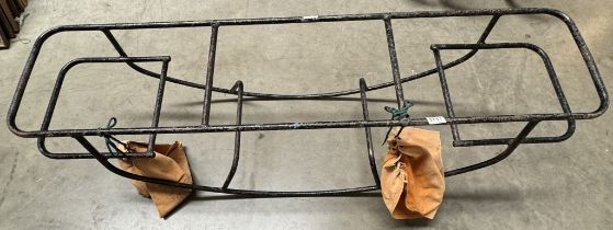 A vintage metal see saw