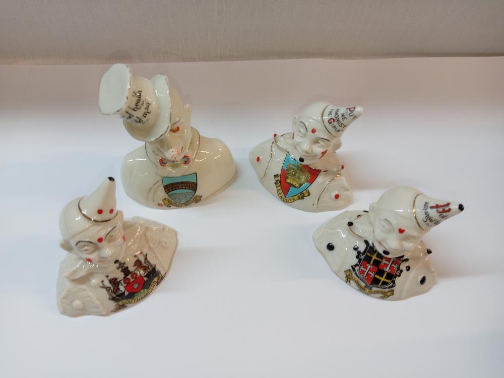 4 crested ware clowns - Image 2 of 4