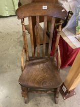 A Windsor style rocking chair