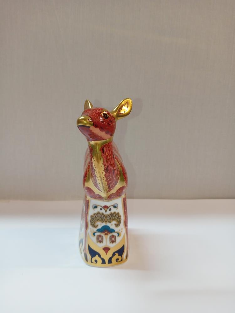 A Royal Crown Derby Fawn with gold stopper - Image 2 of 3