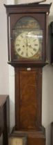 An eight day Grandfather clock complete and in working order
